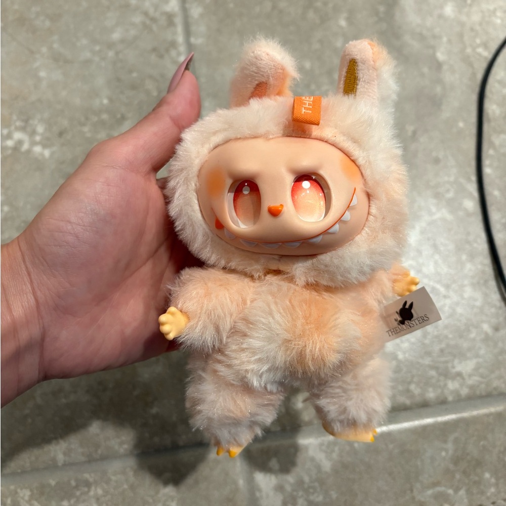 Dada labubu 2.0 Plush heart nose